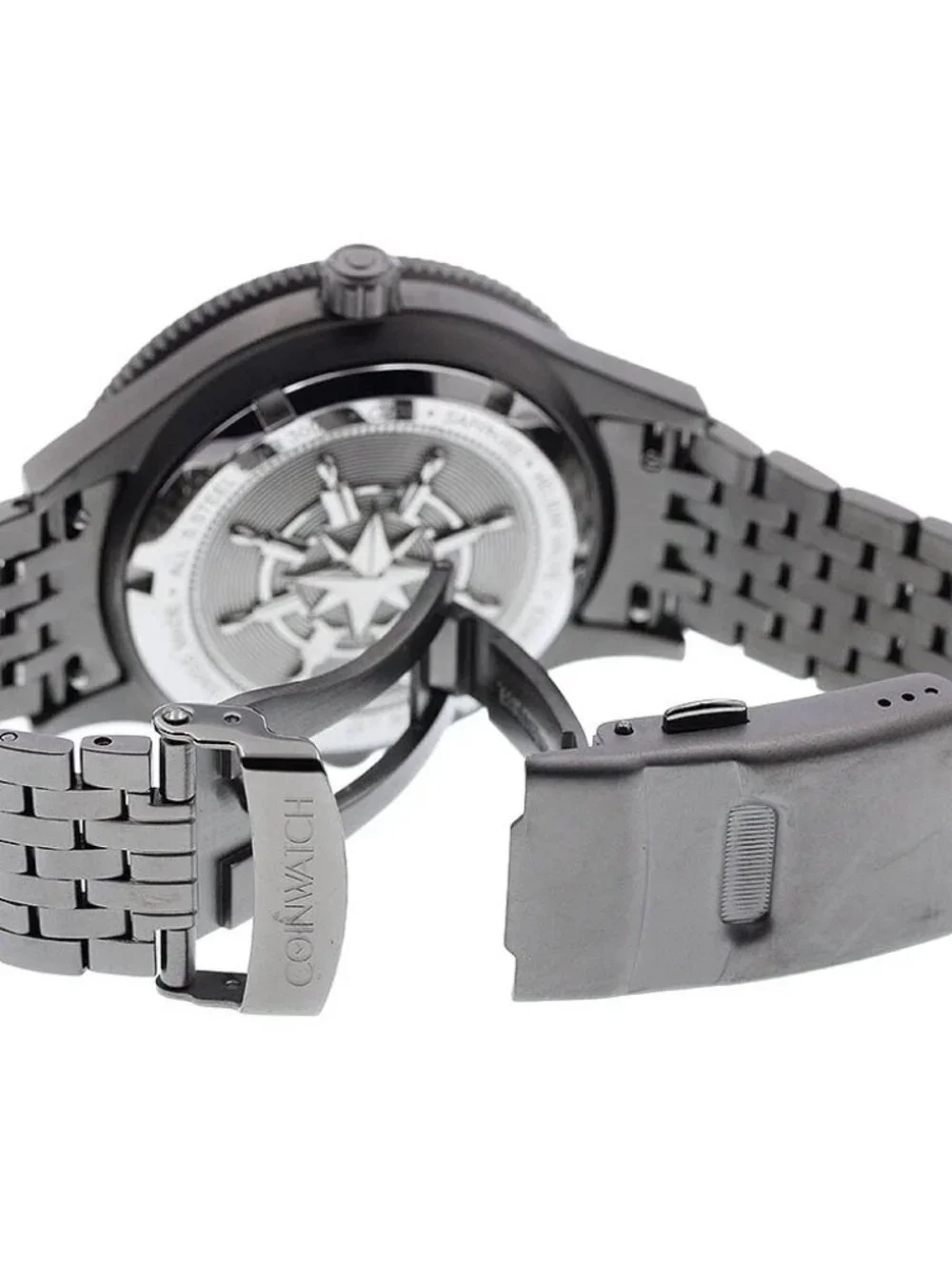 COINWATCH Medallion Navigator C208GG1 Date gray Dial Automatic Men's_967874